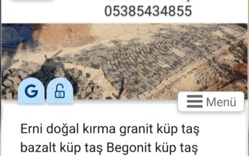 Bursa begonit küp taş granit küp taş bazaltküp