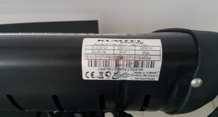 Kumtel EX-23 Ecoray 2300W Duvar Tipi Isıtıcı