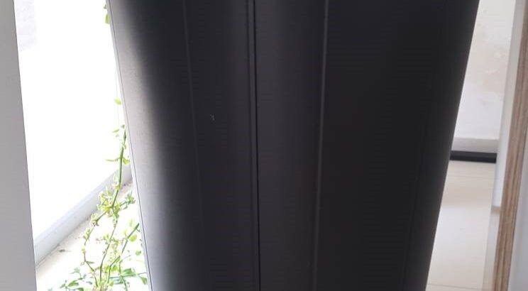 İkea Siyah Metal Saksı 35 x 60 cm