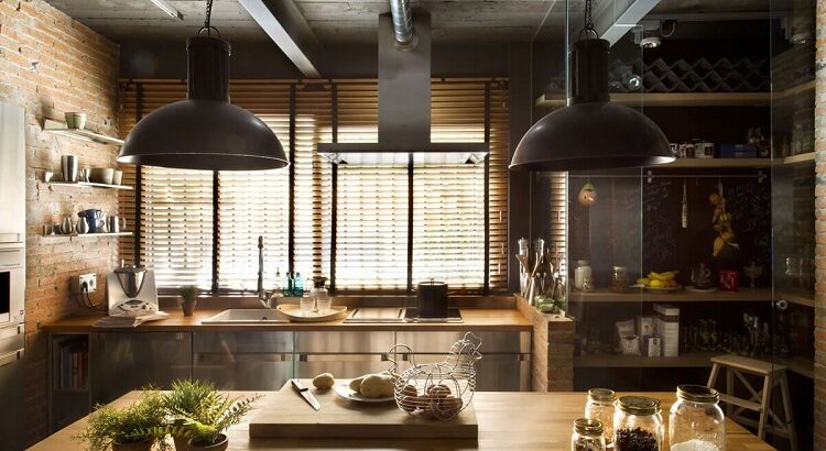 Endüstriyel Dekorasyon Stili Artık Mutfaklarda