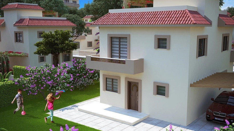 Kıbrıs İskele Satılık 3+1 170 M2 Site içinde Satılık Villa