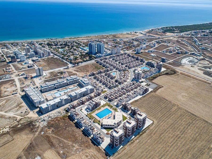 Kıbrıs İskele Satılık 2+1 142 m2 Site içinde Teraslı Daire