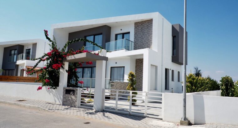 Kıbrıs Gazimağusa Tuzla Oturuma Hazır Dubleks Villa Projesi