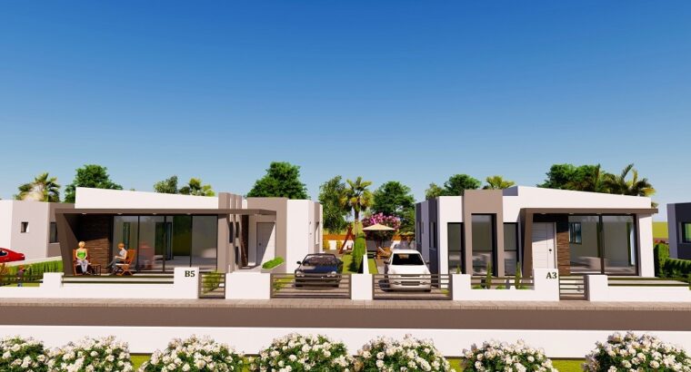 Kıbrıs Gazimağusa Mutluyaka Satılık Villa Projesi