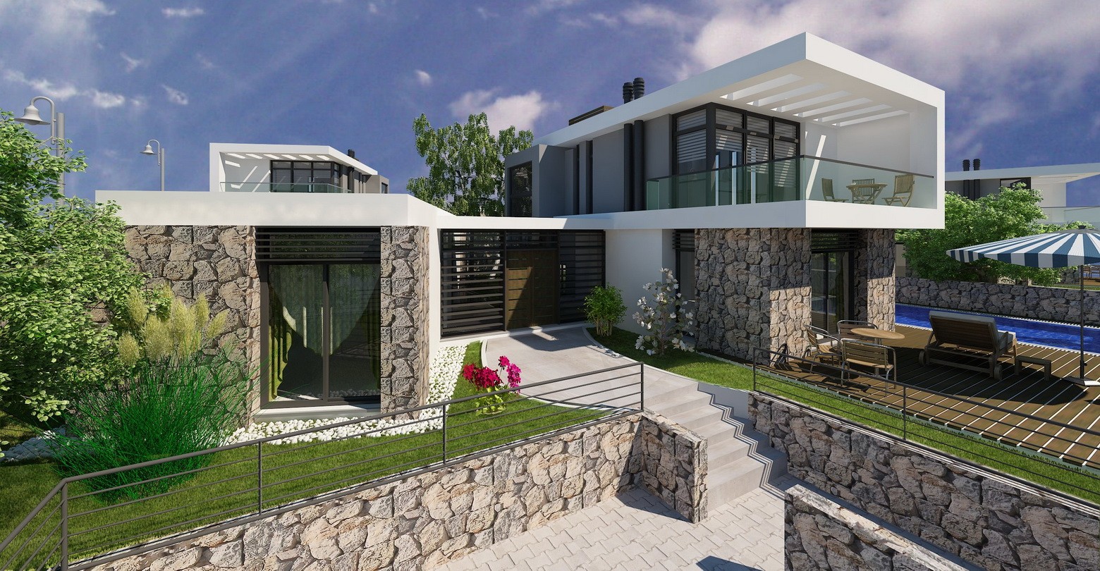 Kıbrıs Girne Esentepe Satılık 3+1 Villa