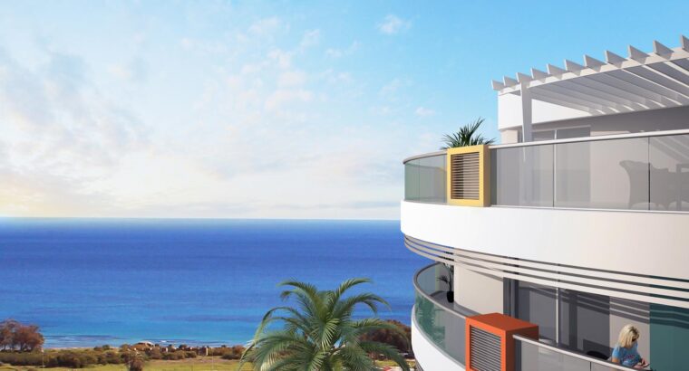 Kıbrıs İskele Long Beach Büyük Teraslı Satılık 1+1, 162 m2