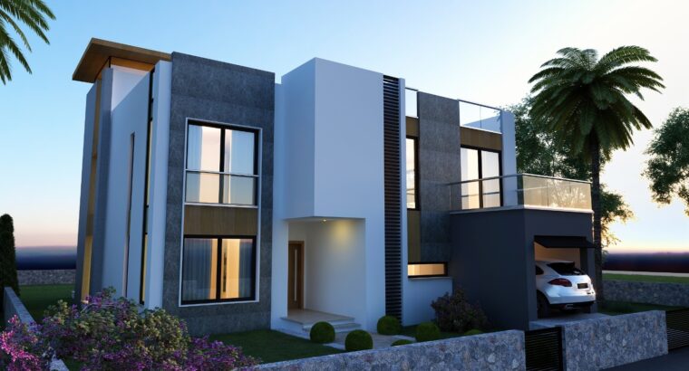 Kıbrıs Girne Karşıyaka Satılık 4+1 Dubleks Villa