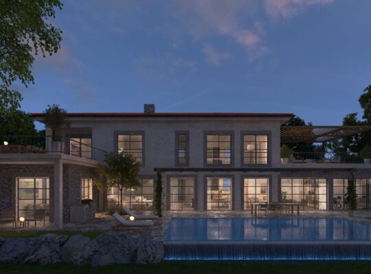 Kıbrıs Girne Esentepe Satılık 6 Odalı Deniz Kenarı Villa