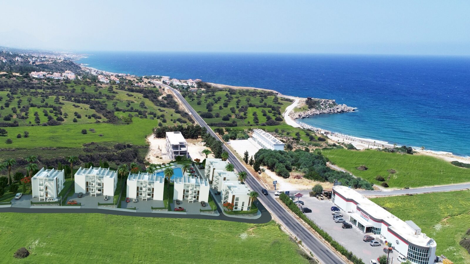 Kıbrıs Girne Esentepe Satılık 2+1 Yazlık