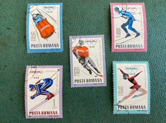 Posta Romana 1968 Kış Olimpiyatları satılık Pul