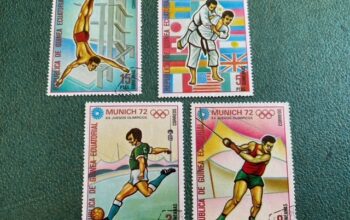 Ekvator Ginesi, 1972 Münih, Olimpiyat Oyunları, satılık pul