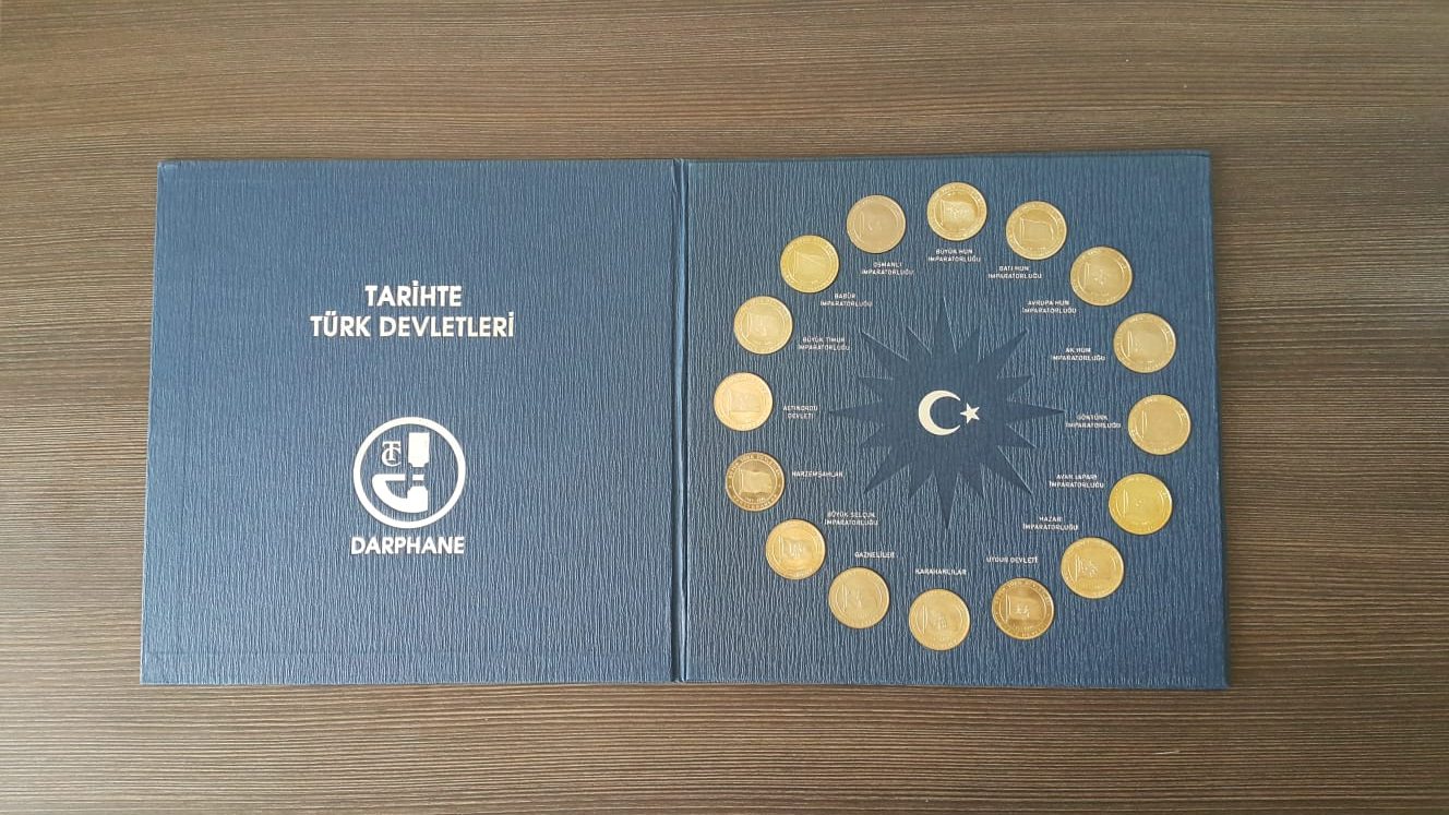 Tarihte Türk Devletleri Hatıra Para Seti Darphane