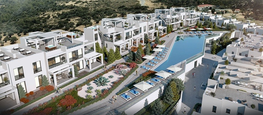Kıbrıs Girne Esentepe Satılık Yazlık 3+1