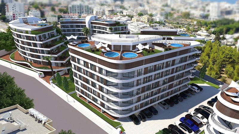 Kıbrıs Girne Satılık 3+1 Sıfır Binada Konut