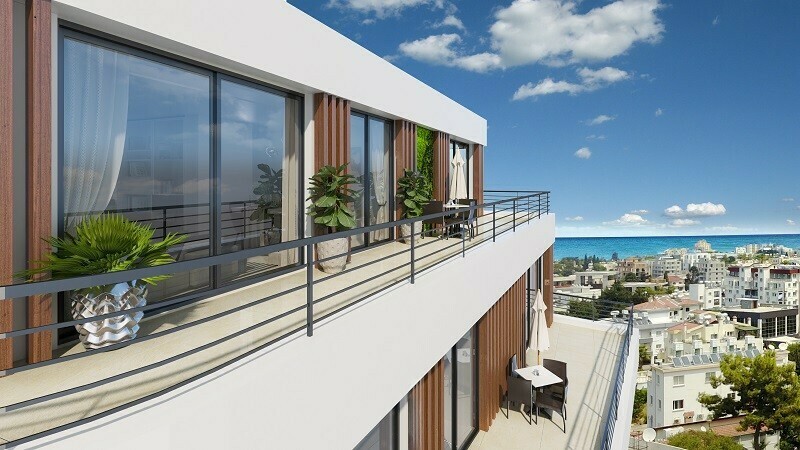 Kıbrıs Girne Satılık 1+1 Sıfır Binada Ev