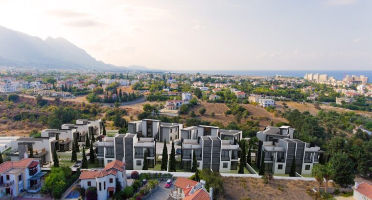 Kıbrıs Girne Alsancak Satılık İkiz Villa 130 m2