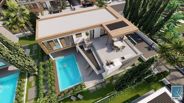 Kıbrıs Gazimağusa Yeniboğaziçi Satılık Site içi Villa