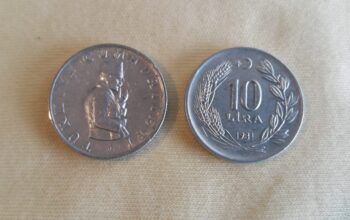 1981 Yılı Alüminyum 10 Lira Çil