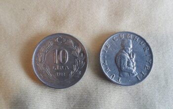 Satılık 1982 Yılı Alüminyum Çil 10 Lira