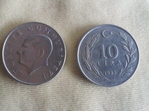 1985 Yılı Alüminyum 10 Lira