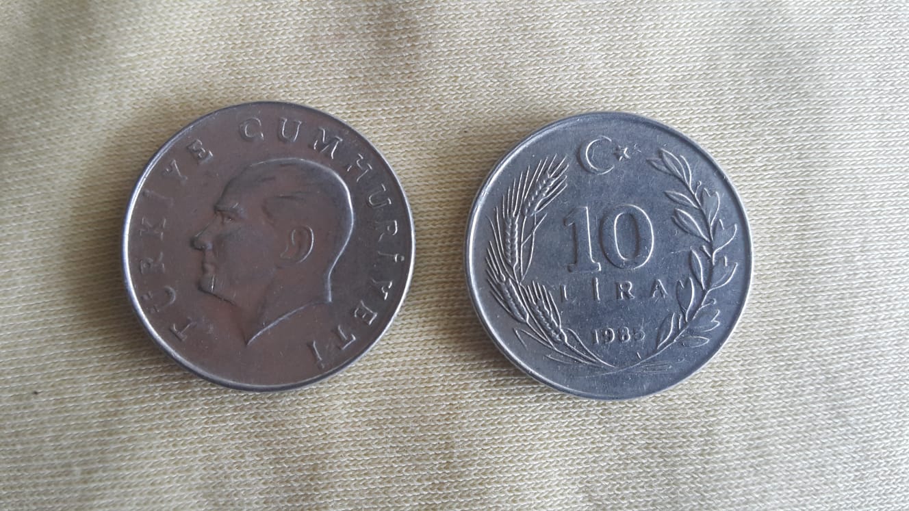 1985 Yılı Alüminyum 10 Lira