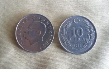 1986 Yılı Alüminyum 10 Lira Çil