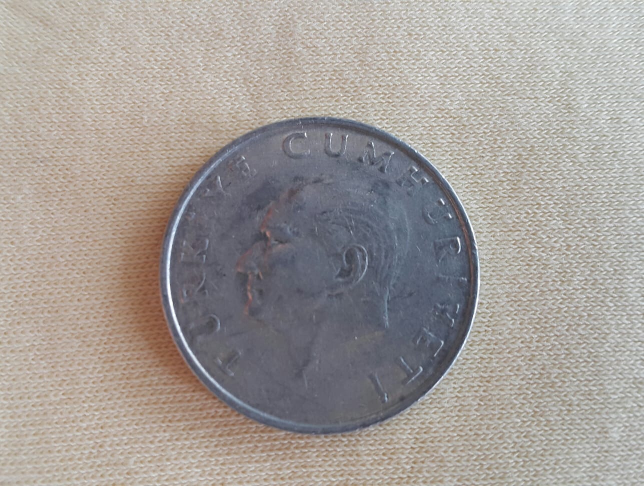 1985 yılı alüminyum 25 lira çil