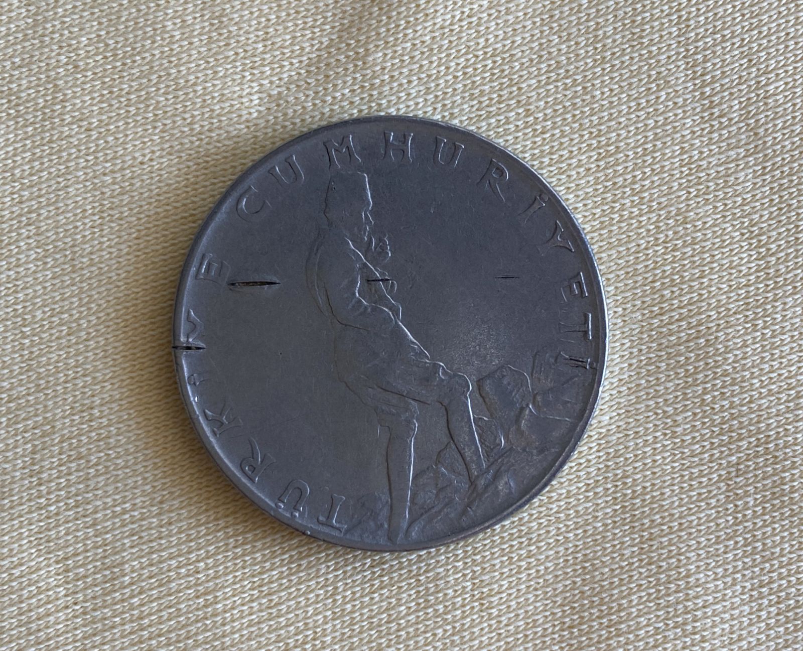 1960 Yılı Metal 2,5 Lira
