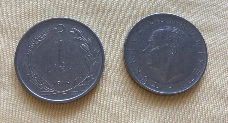1975 Metal Para 1 Lira