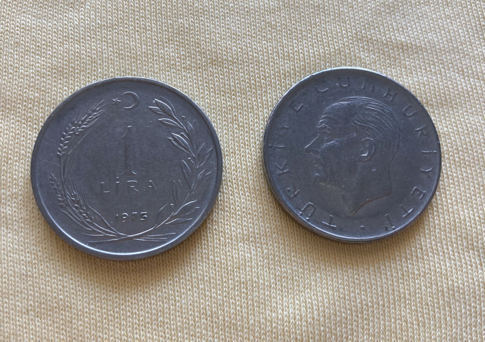 1975 Metal Para 1 Lira