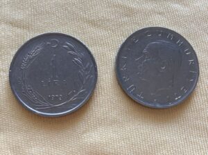 1973 Metal Para 1 Lira