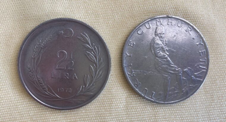 1972 Metal Çil 2.5 Lira