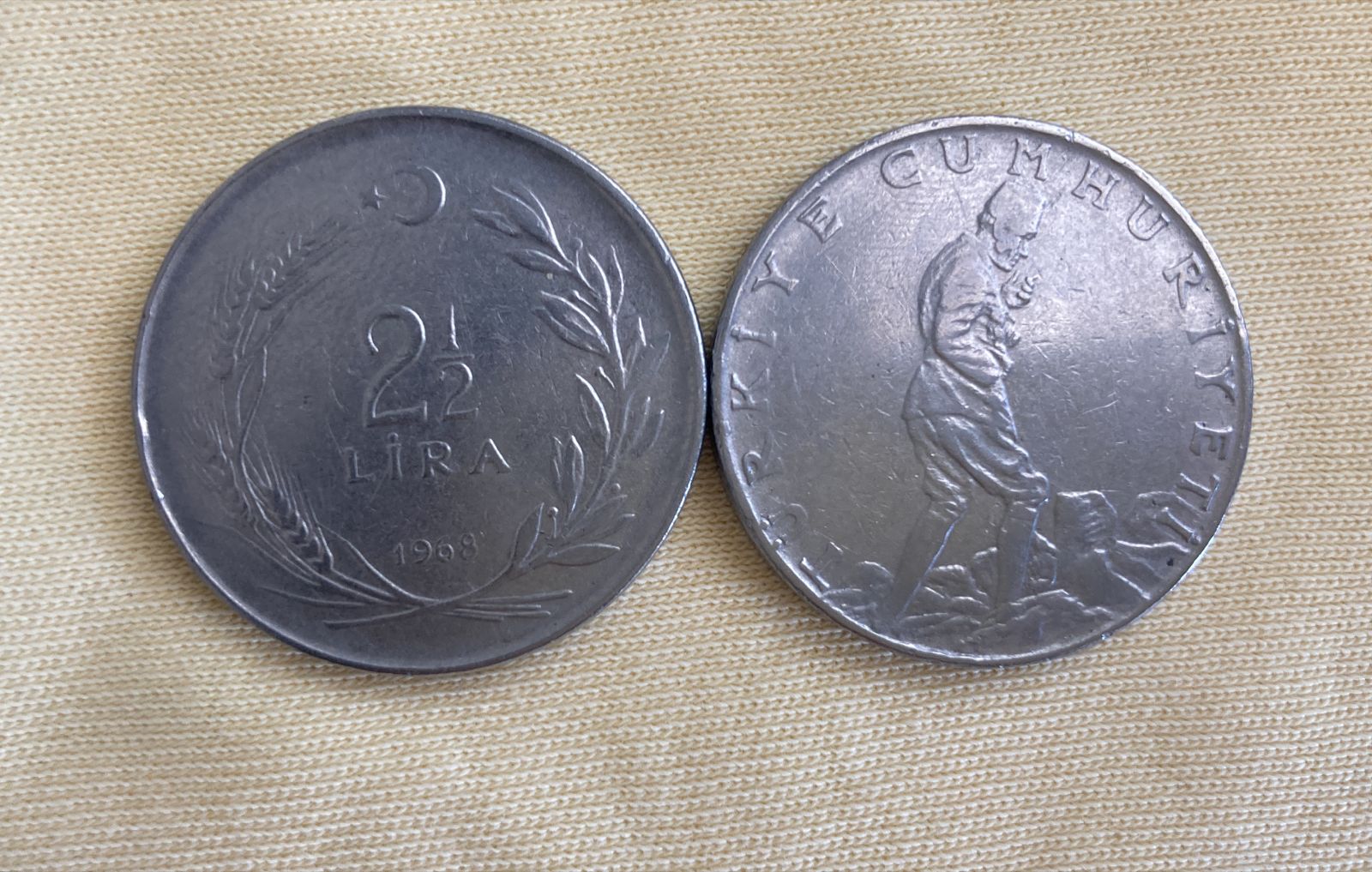 1968 Metal Çil 2.5 Lira