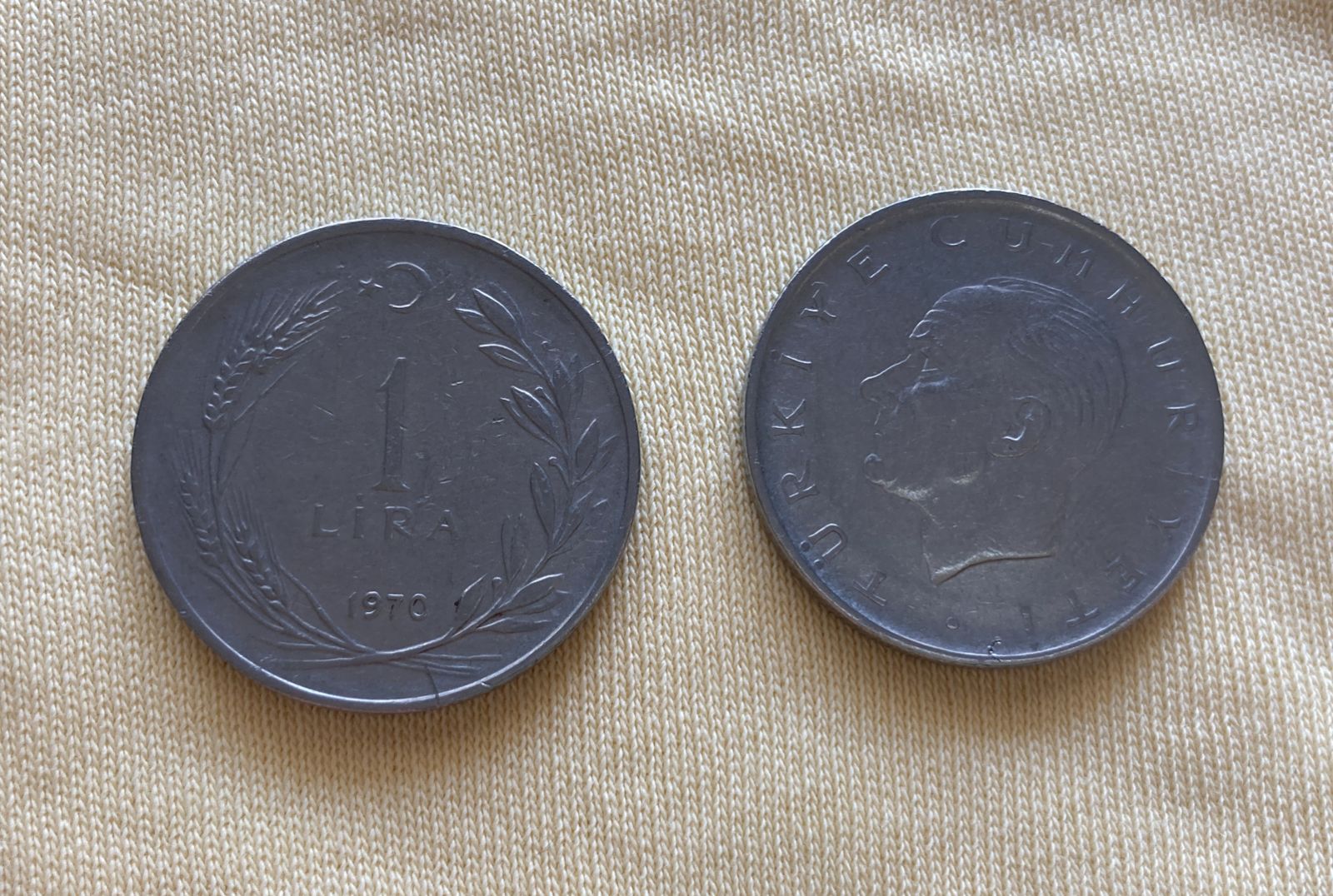 1970 Metal Para 1 Lira