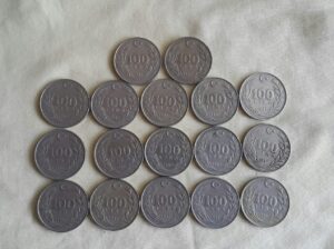 1987 Yılı Satılık 17 Adet Metal 100 Lira