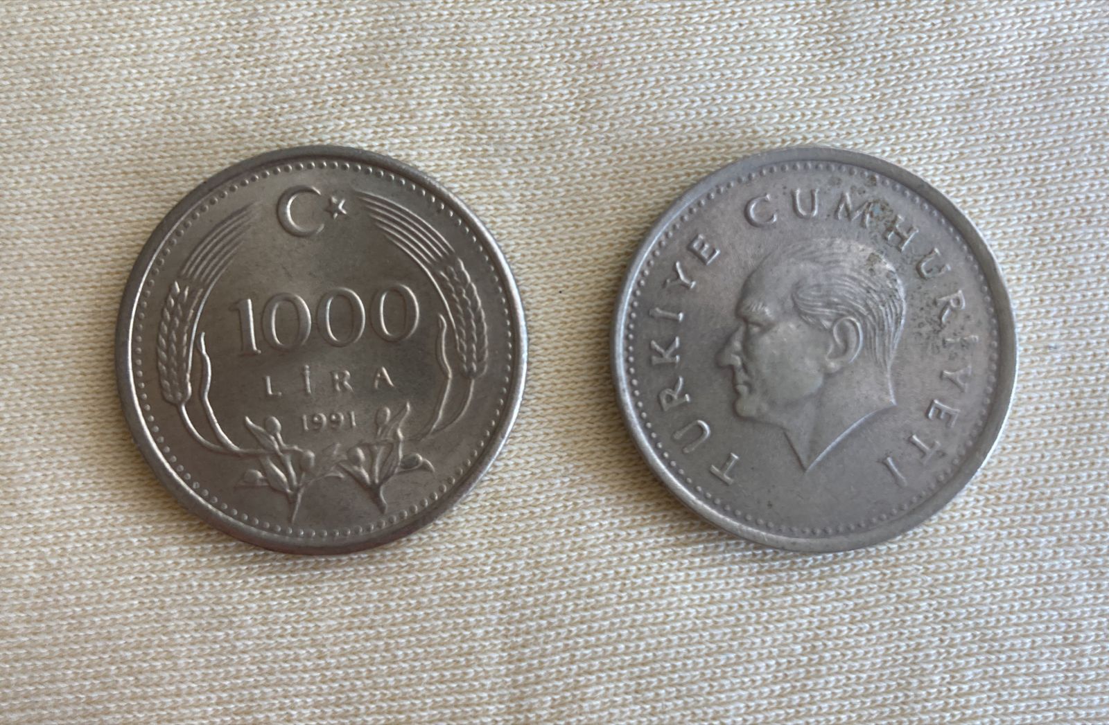 1991 Metal Çil 1000 Lira