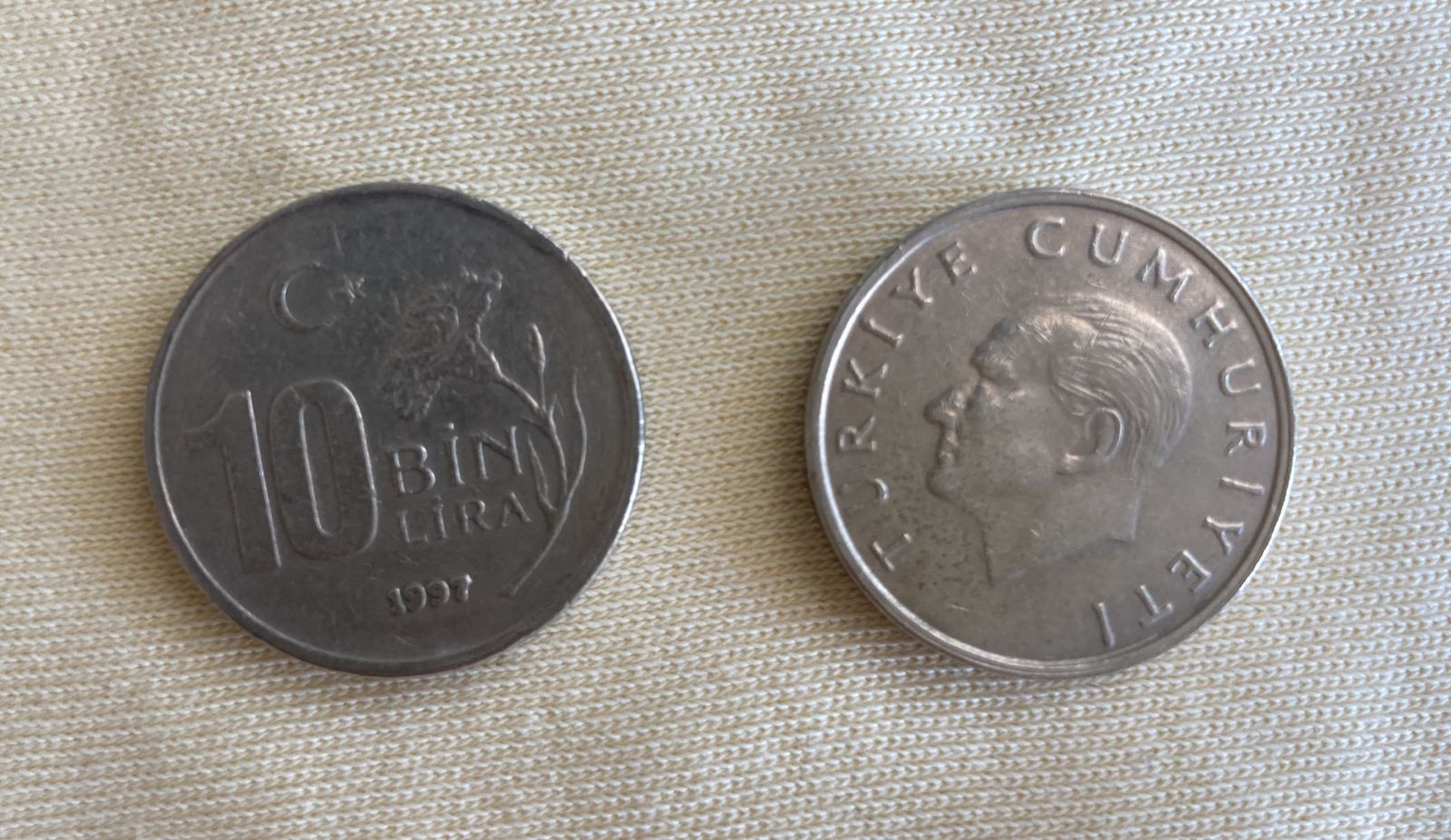 1997 Metal Çil 10.000 Lira