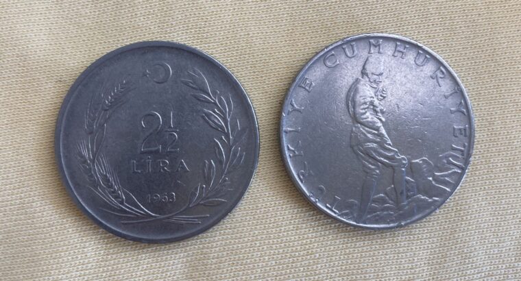 1963 Metal Çil 2.5 Lira